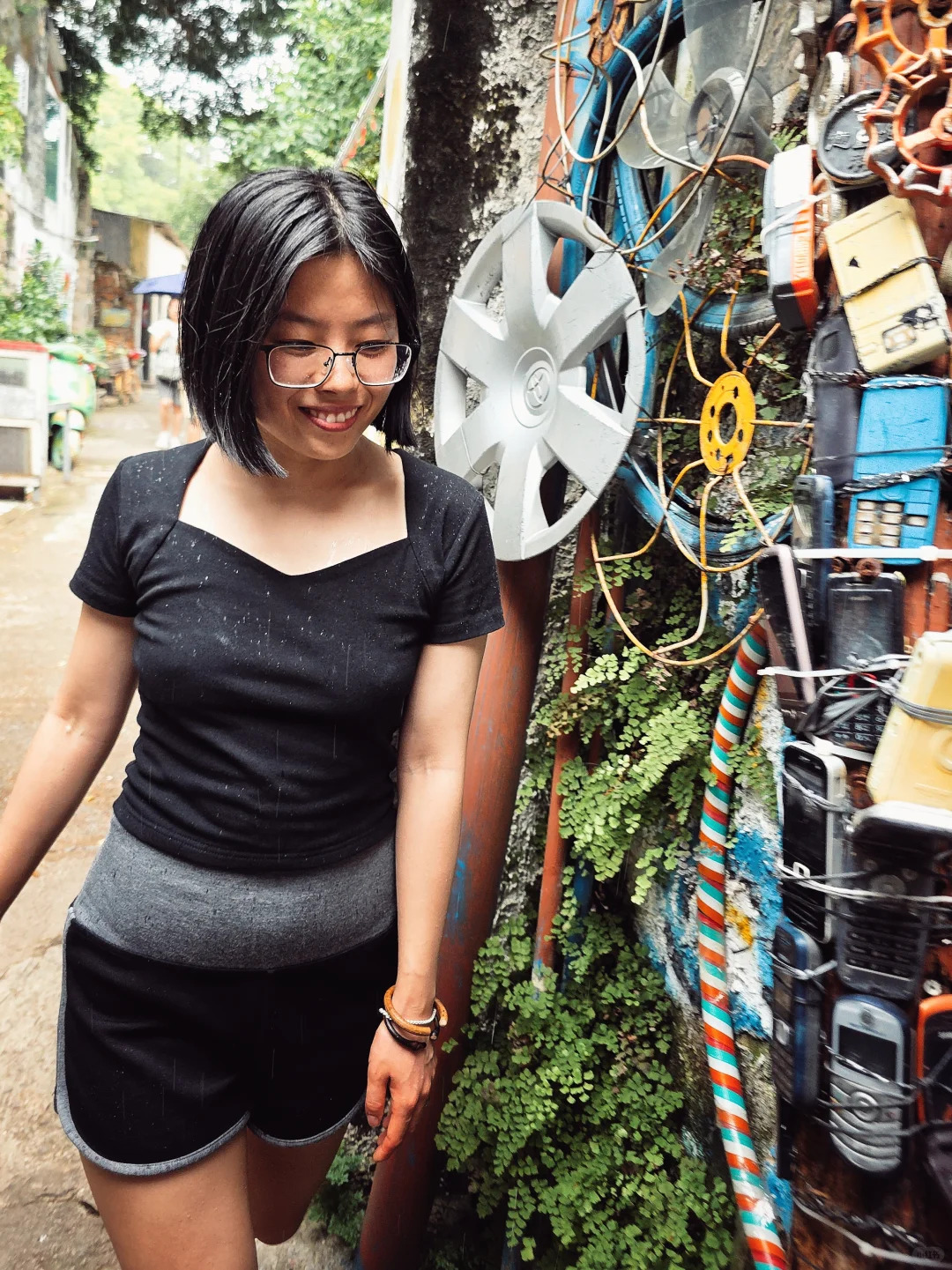 坪洲下雨，那就淋雨在坪洲