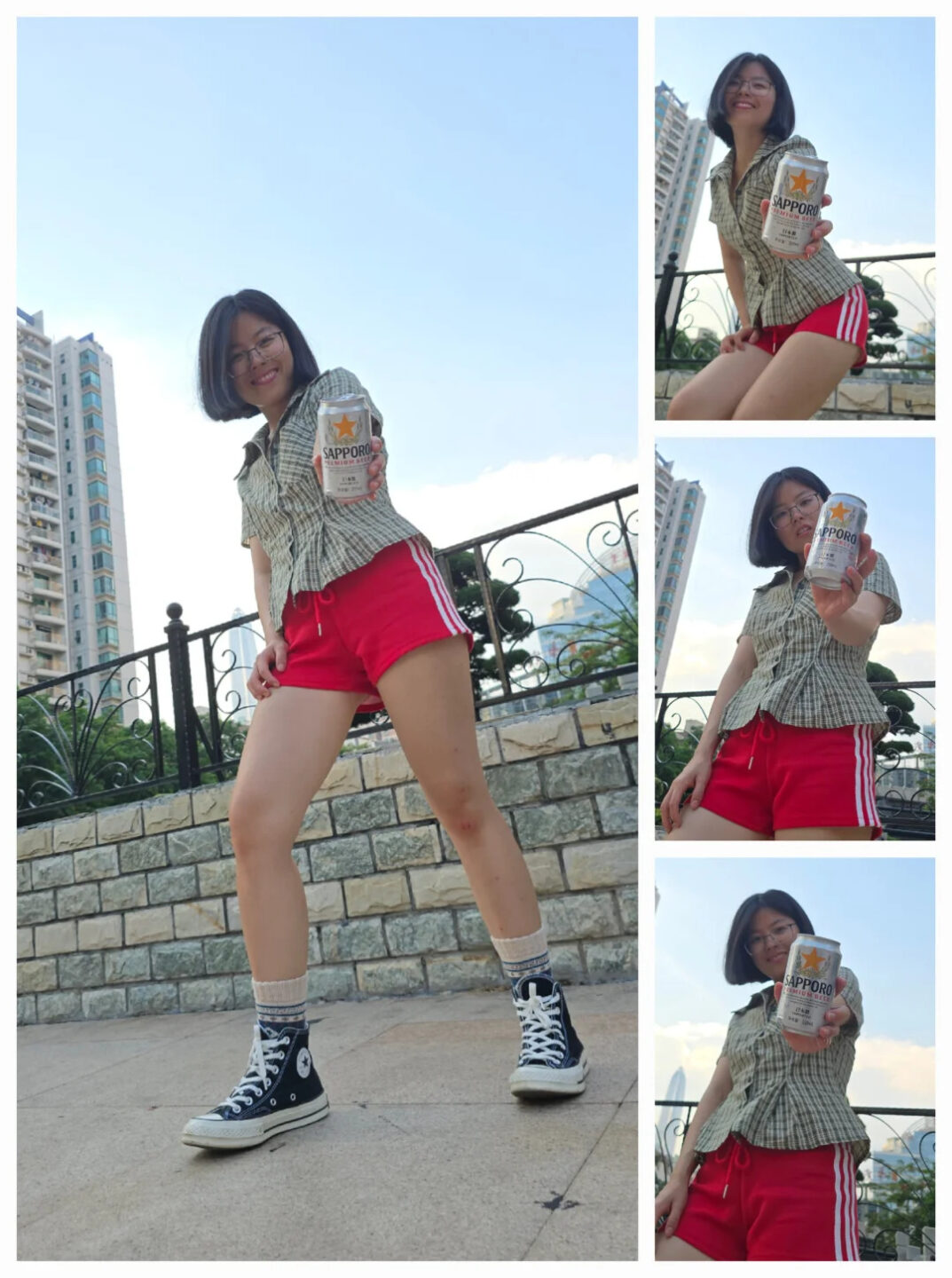 骑单车后的凉快